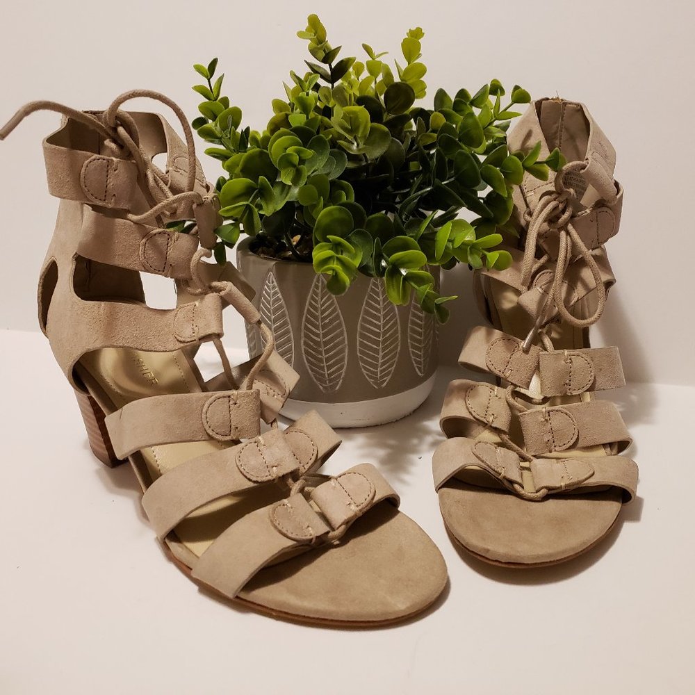 Marc Fisher Tan Ankle Booties